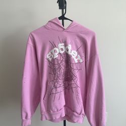 Sp5der OG Web Hoodie (Pink)