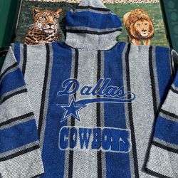 Dallas Cowboys NFL Football Hoodie Sweater Mexico Mexican Drug Rug Baja