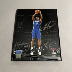 7-Time NBA All-Star NBA Atlanta Hawks Joe Johnson Authentic Autographed Hardwood Classics 8x10 Framed Photo