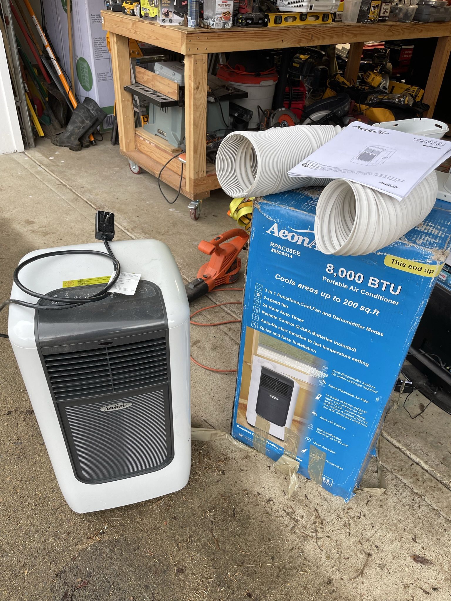 AeonAir 8,000 BTU Portable AC