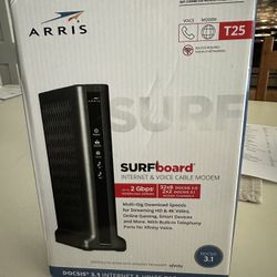 Arris Surfboard Cable Modem For Internet-Phone