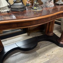 Beautiful Ralph Lauren Neoclassical Flame Mahogany Console Entry Table - 72” x 23” x 35” - Retail over $3500.