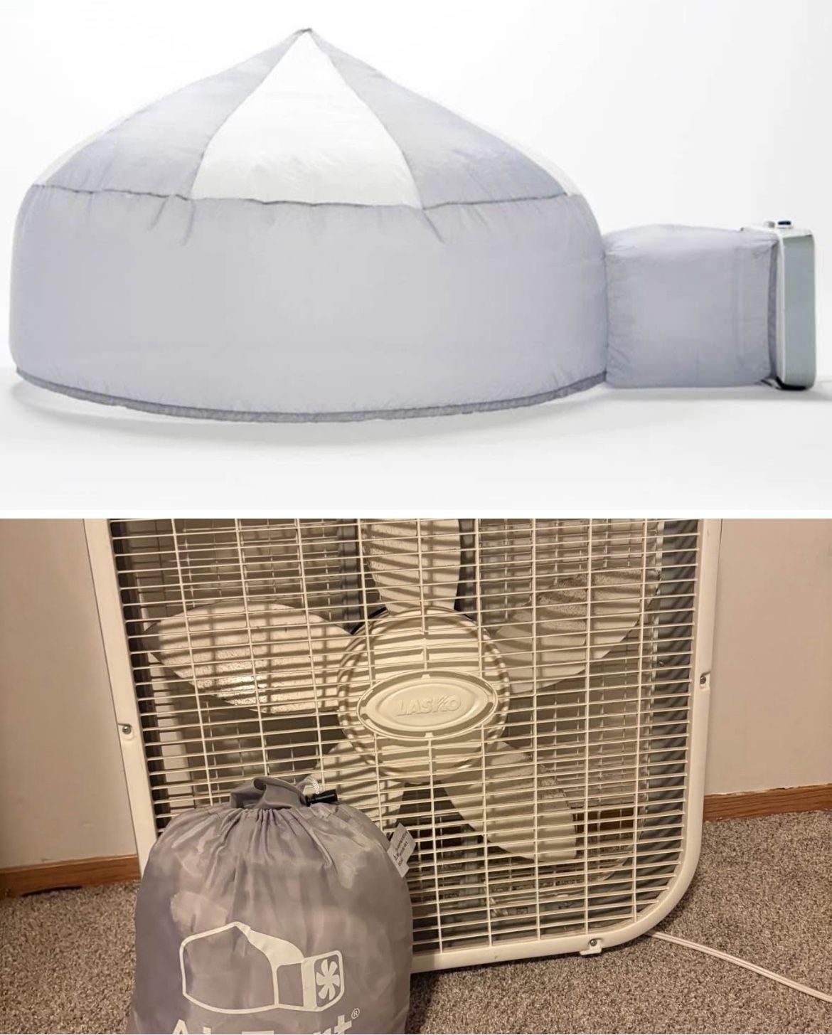 Kids Air Fort & Box Fan