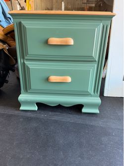 Birch brand real wood nightstand