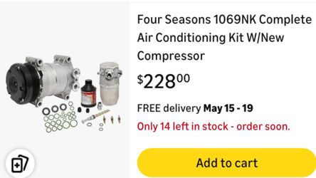 Four Seasons 1069NK Front A/C compressor kit for some 1(contact info removed) Chevy’s New!