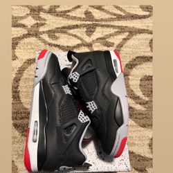 Jordan 4 “reimagined Bred” Size 9.5 Brand New 