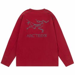 Arctery Red Crew Neck Long Sleeve
