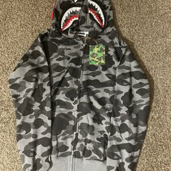 BAPE color camo shark full zip