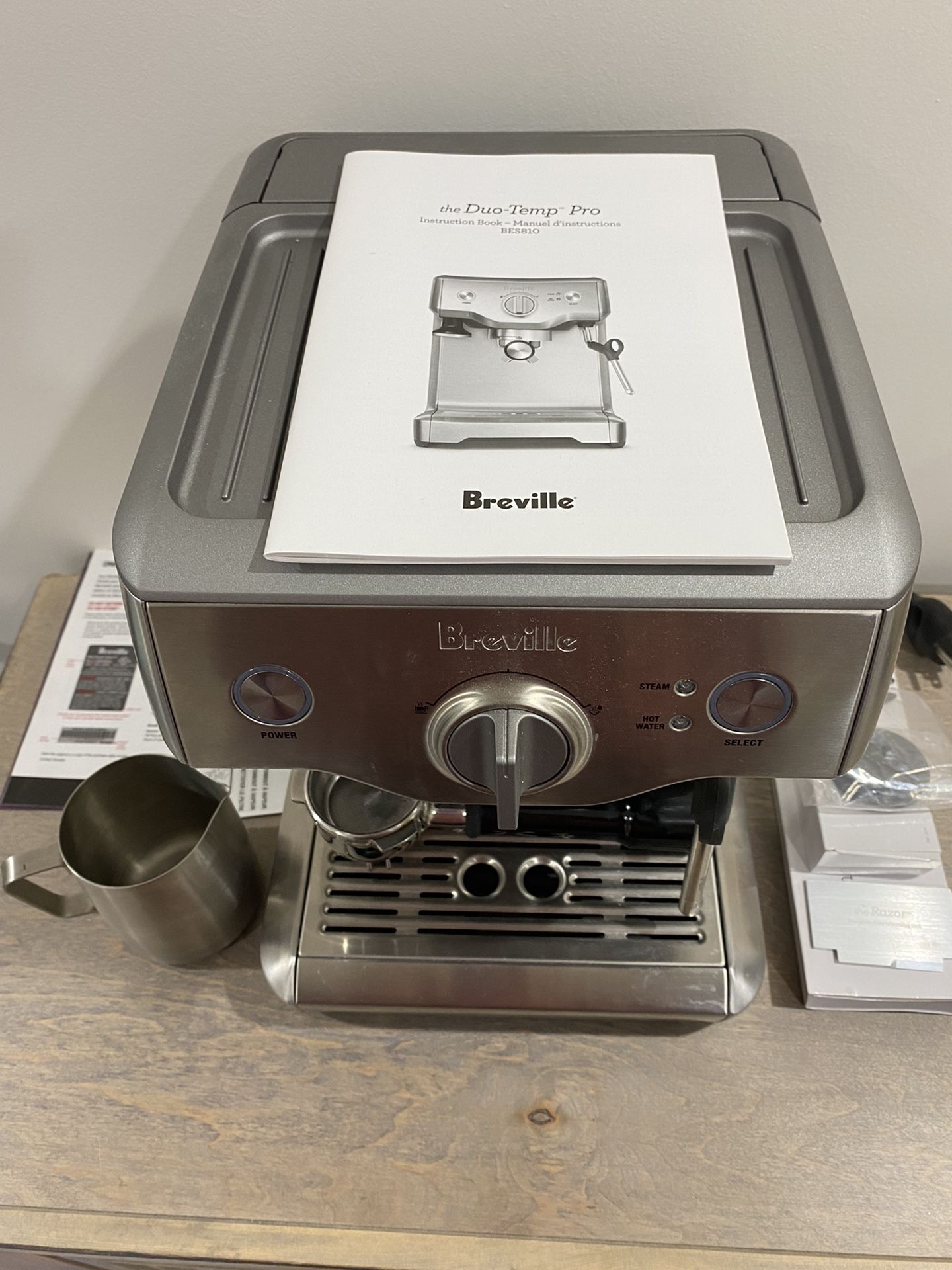 Breville Stainless Steel Duo Temp Pro Espresso Machine