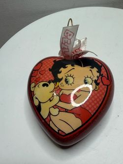 Betty Boop Heart-Shaped Ornament