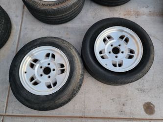 OEM 1993 to 1995 Ford Ranger Explorer 14" Rim Aluminum Alloy Wheel Pair
