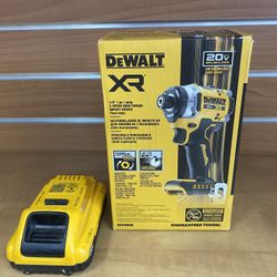 DeWalt 20V MAX XR Brushless 3-Speed High Torque 1/4" Impact Driver (Model DCF860B),