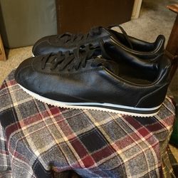 Nike Cortez Black Leather