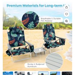 Beach Chairs With Table 