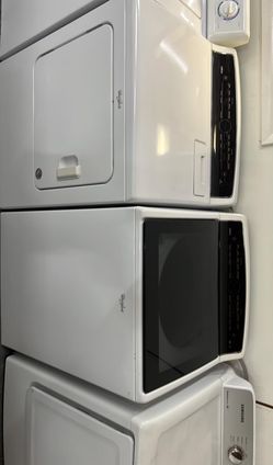 Whirlpool Top Load Washer & Dryer Set – HE, Glass Lid, White