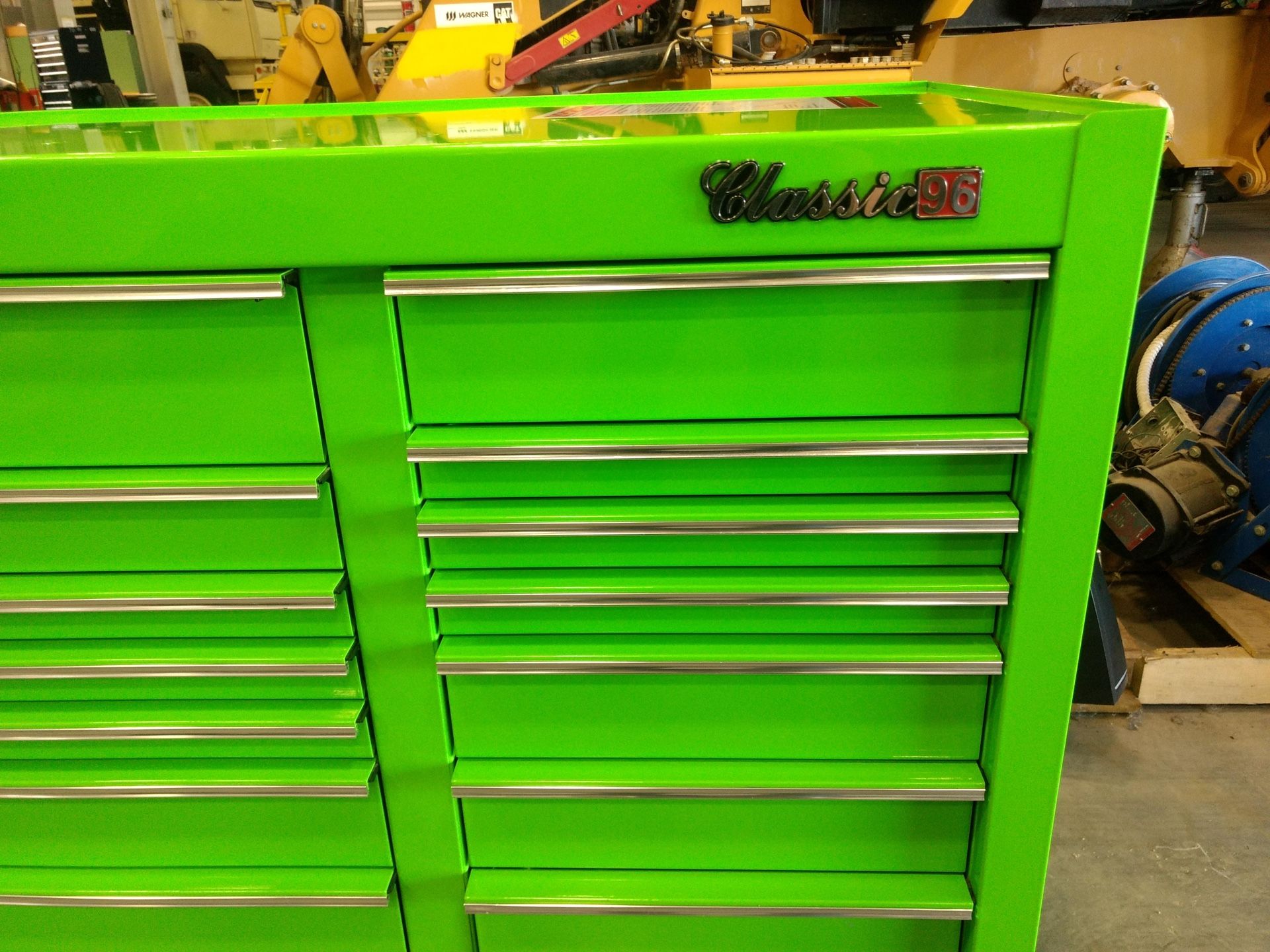 🔥Snap on classic 96 73” Triple Bank Green Tool Box ONLY