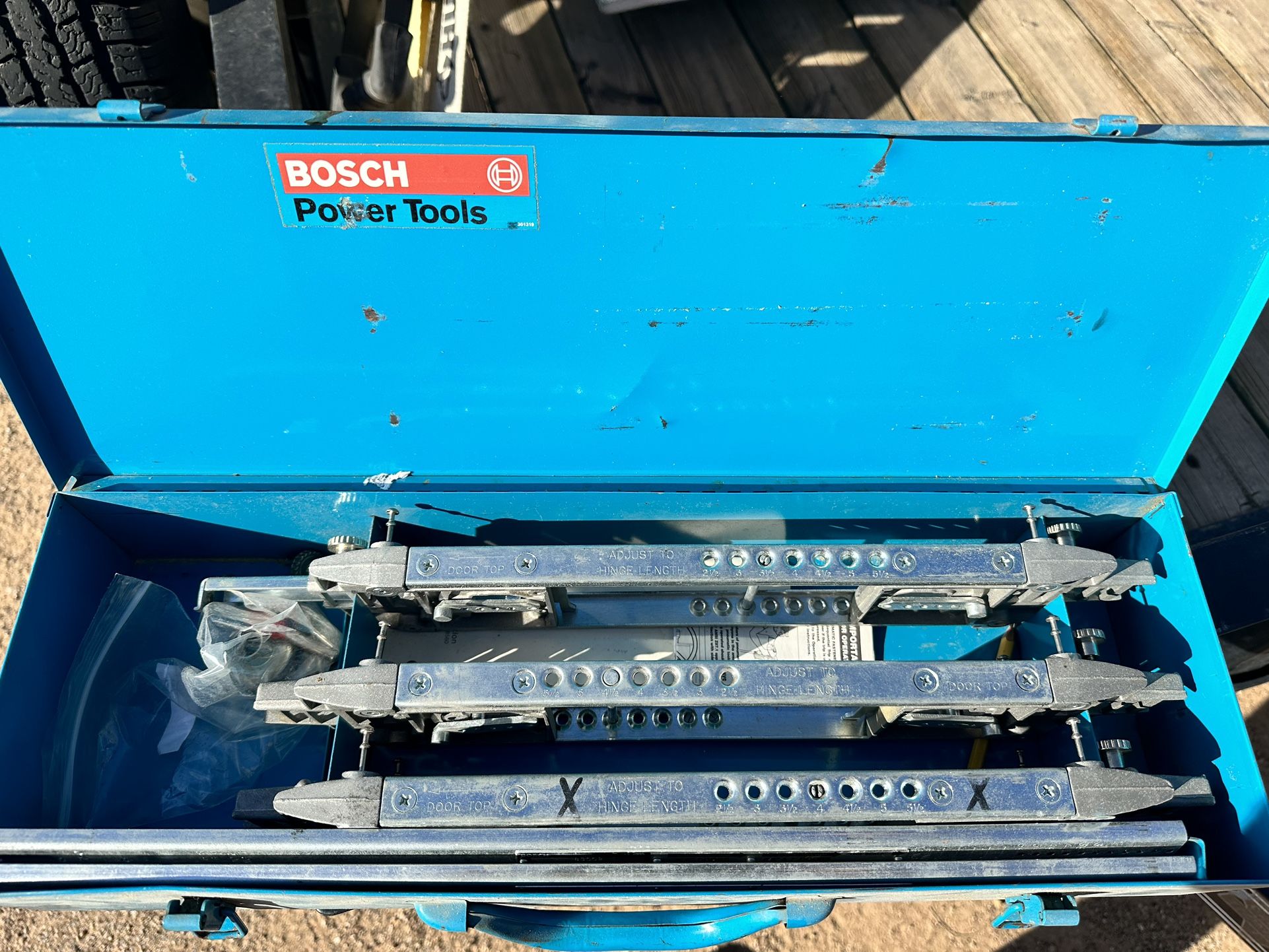 Bosch Hinge Template Kit 83003