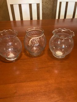 3 Glass Ivy Bowls-3/$4