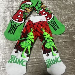 Grinch Socks Set From Mexico