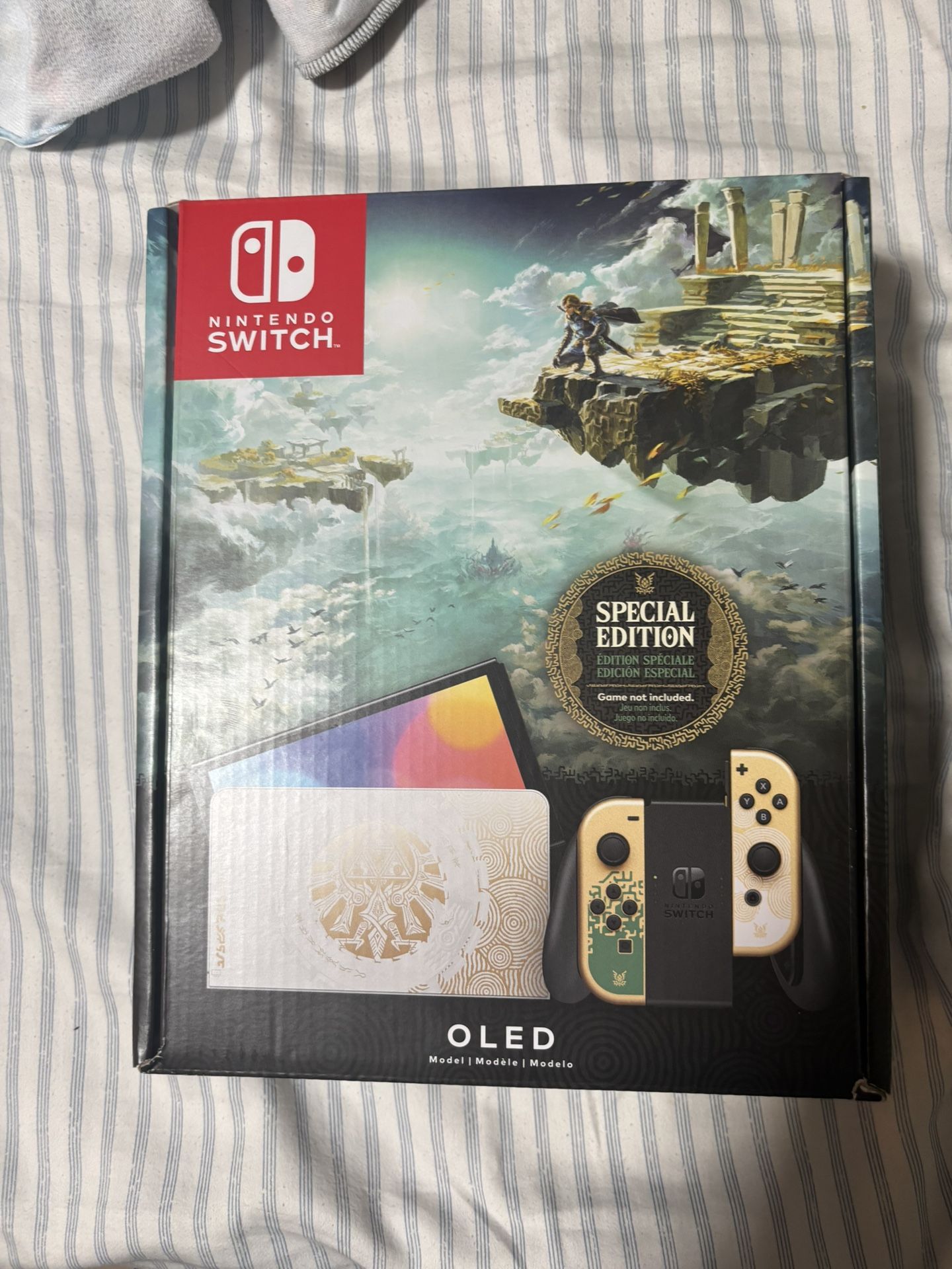 Brand New Limited Edition Legend Of Zelda Tears Of The Kingdom Nintendo Switch Console