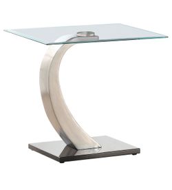 Sculptural Mid-century/Postmodern Glass Coffee table set