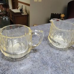Vintage Cream And Sugar Bowls
