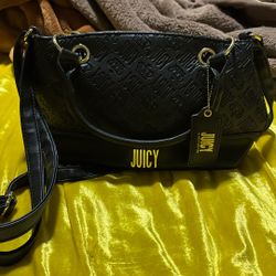 Juicy Couture Black Leather Bag