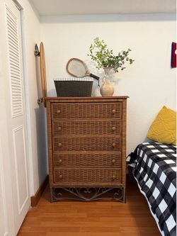 Wicker Dresser
