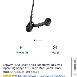 Segway F30 Like New