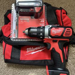 Milwaukee 2606-20 M18 Compact Drill Driver , Battery & Case New 