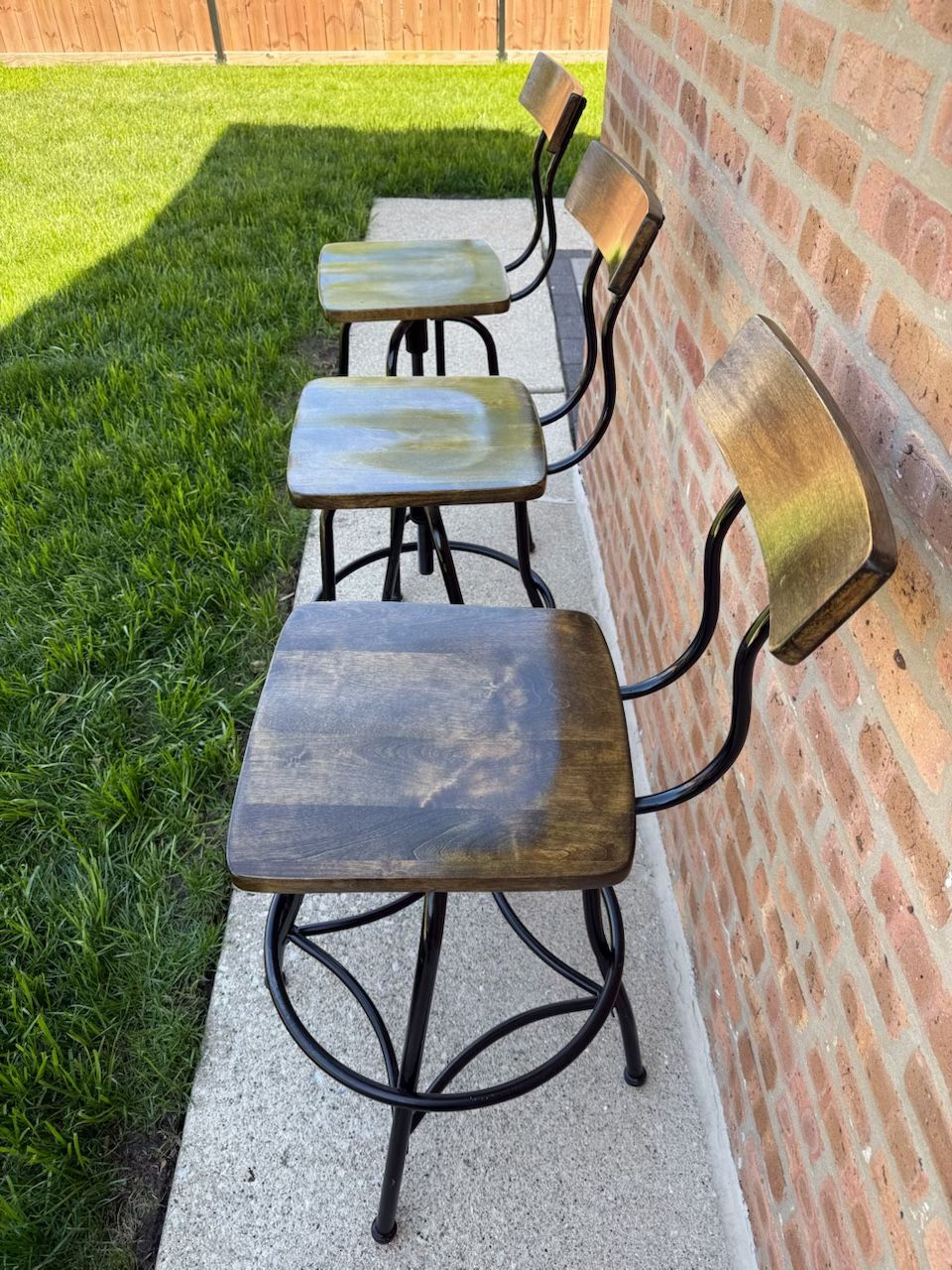 Wooden Spinning Chairs