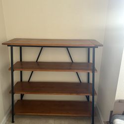 Wooden shelf 4 tier