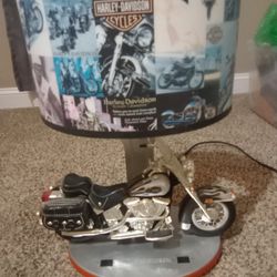 Harley Davidson Lamp Collectible