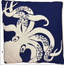 Pillow - Blue & White