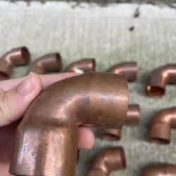 1-1/4in copper 90 elbow