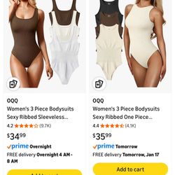 Ser Of 3 Women Bodysuits Size XL