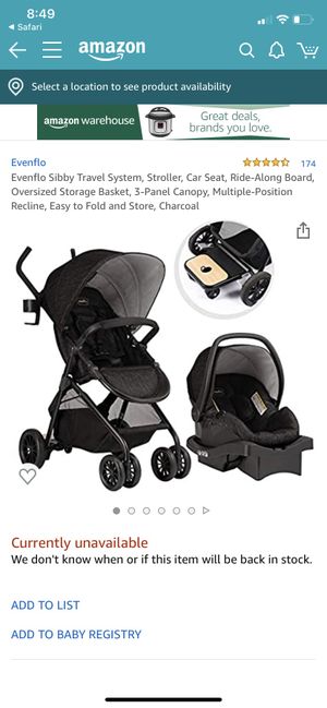 Photo Bnib ...Sibby light weight travel system sold out at stores fcfs