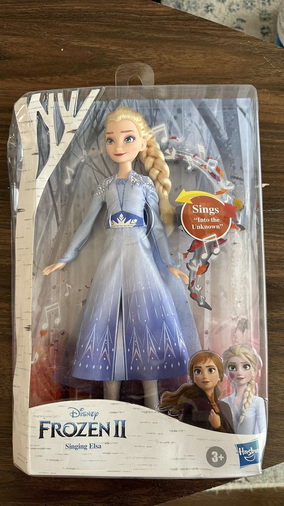 Frozen 2 singinger doll and wooden dress up Anna doll