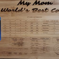 Customizable Engraved Bamboo Cutting Board