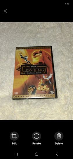 The Lion King Platinum Edition 2-Disc DVD