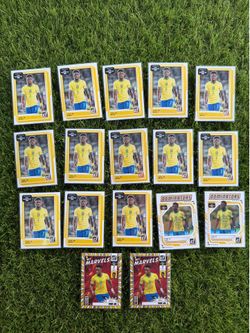 2025-26 Donruss FIFA Road To World Cup Lot (17) Vini jr cards