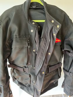 Motoport All Season Kevlar and Cordura 2 piece riding gear with full armor.