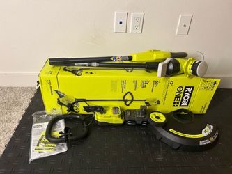 RYOBI ONE+ 18V 13 in. Cordless Battery String Trimmer/ Lawn Edger with 4.0 Ah Battery and Charger