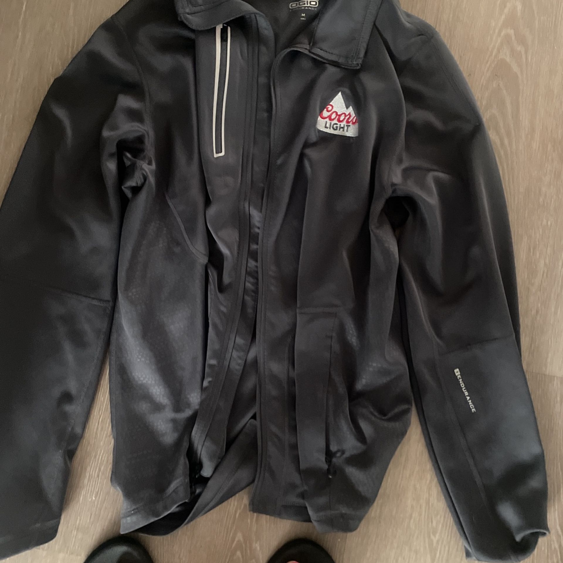 Men's dry fit Coors light zip up