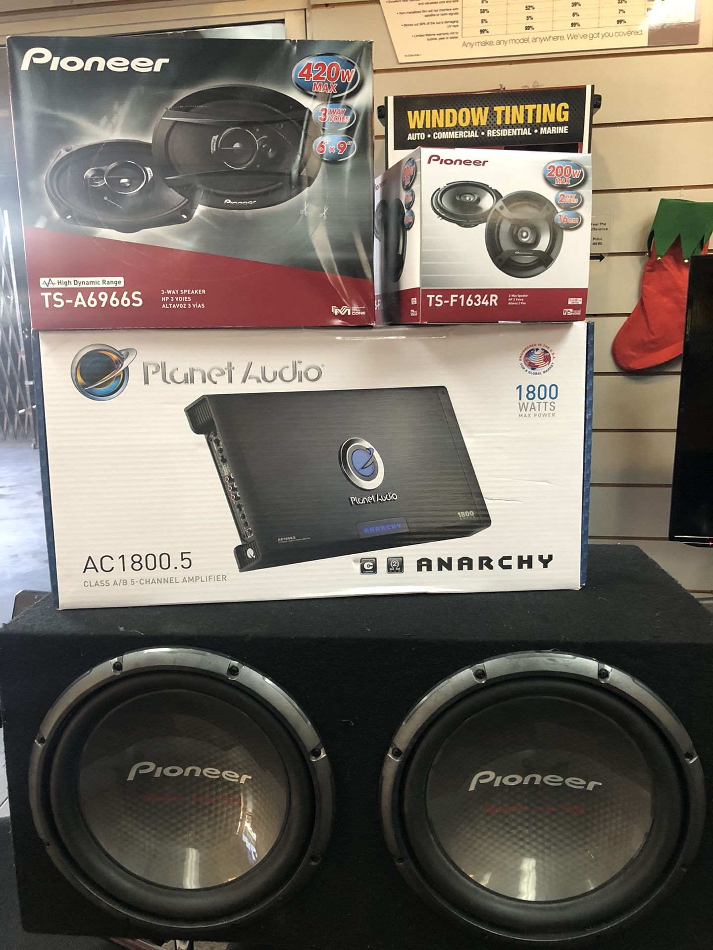 Pioneer planet audio packages sound system