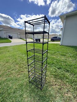 9-Tier Tall, Narrow Shoe Tower Organizer