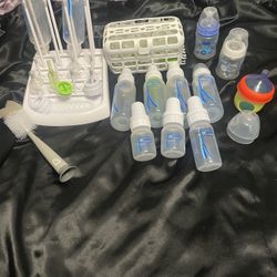 baby bottle starter bundle munchkin & dr brown