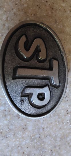 Vintage STP belt buckle