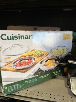 Cuisinart Tri-Ply Clad Stainless Steel 5-piece Skillet Set