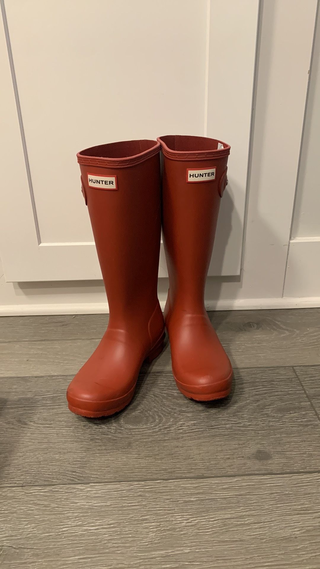 Original Classic military red Hunter rain boots
